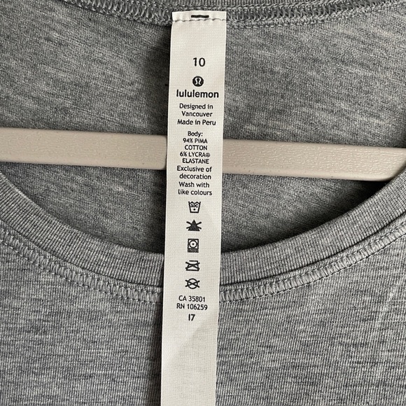 Lululemon Cinch It Dress Heathered Medium Grey - Picture 8 of 11